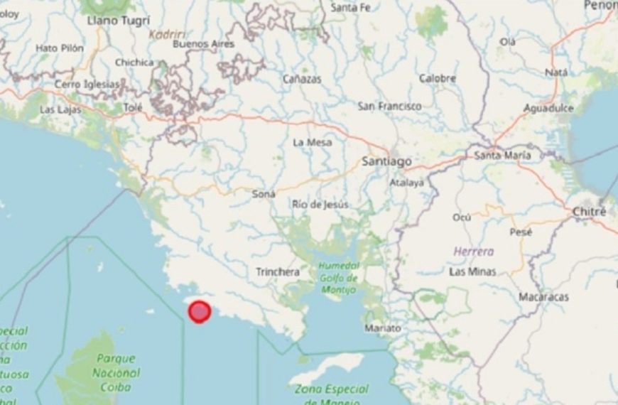 (PANAMÁ) REPORTAN NUEVO SISMO DE MAGNITUD 6,3