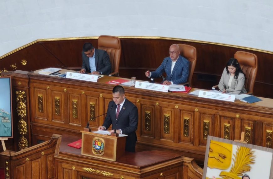 (VENEZUELA) PARLAMENTO NACIONAL REMITE AL TSJ PROYECTO DE REFORMA DE LEY CONTRA EL ODIO