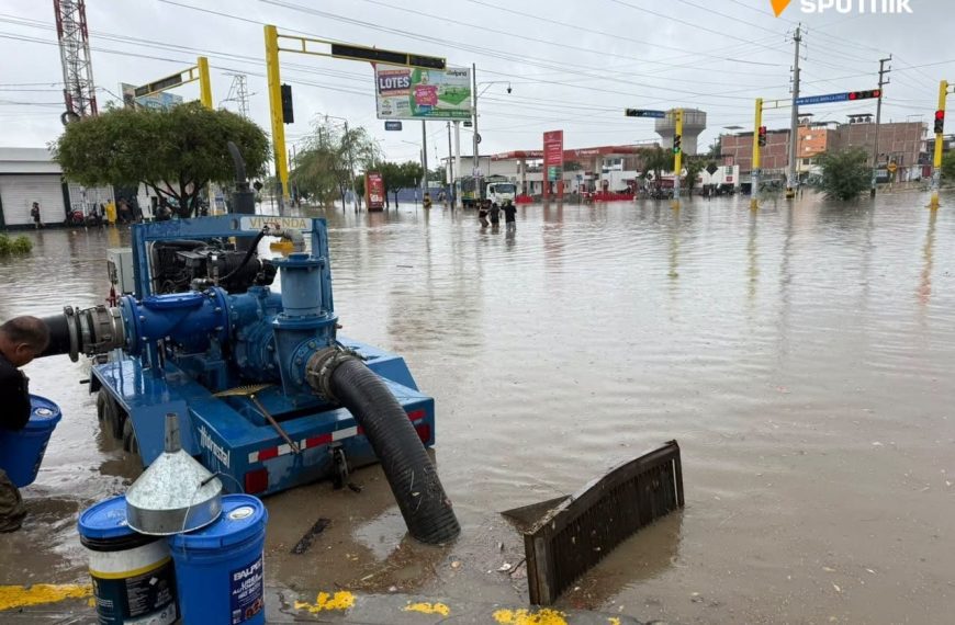 (PERÚ) INTENSAS PRECIPITACIONES GOLPEAN SEVERAMENTE EL NORTE DEL PAÍS