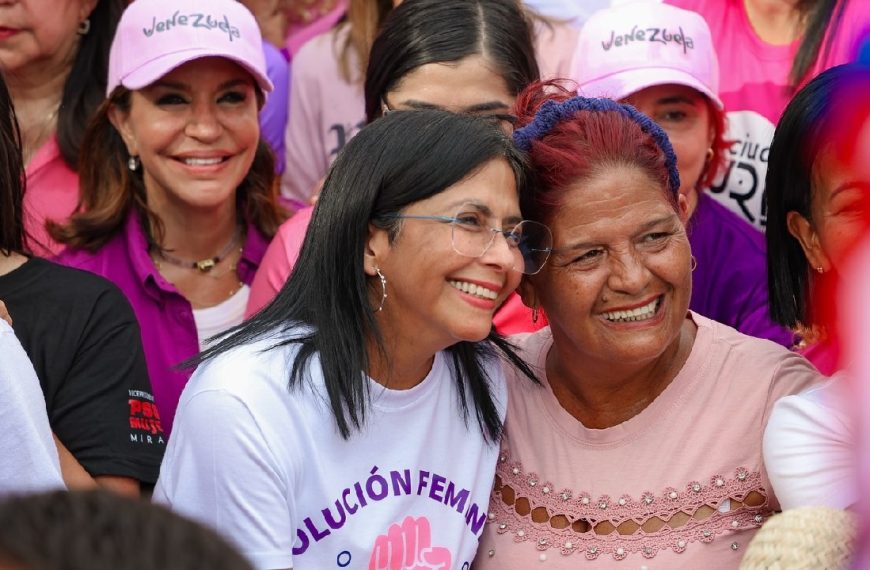 (VENEZUELA) PRESIDENTA DELCY RODRÍGUEZ CELEBRA TRES AÑOS DE LA GRAN MISIÓN VENEZUELA MUJER