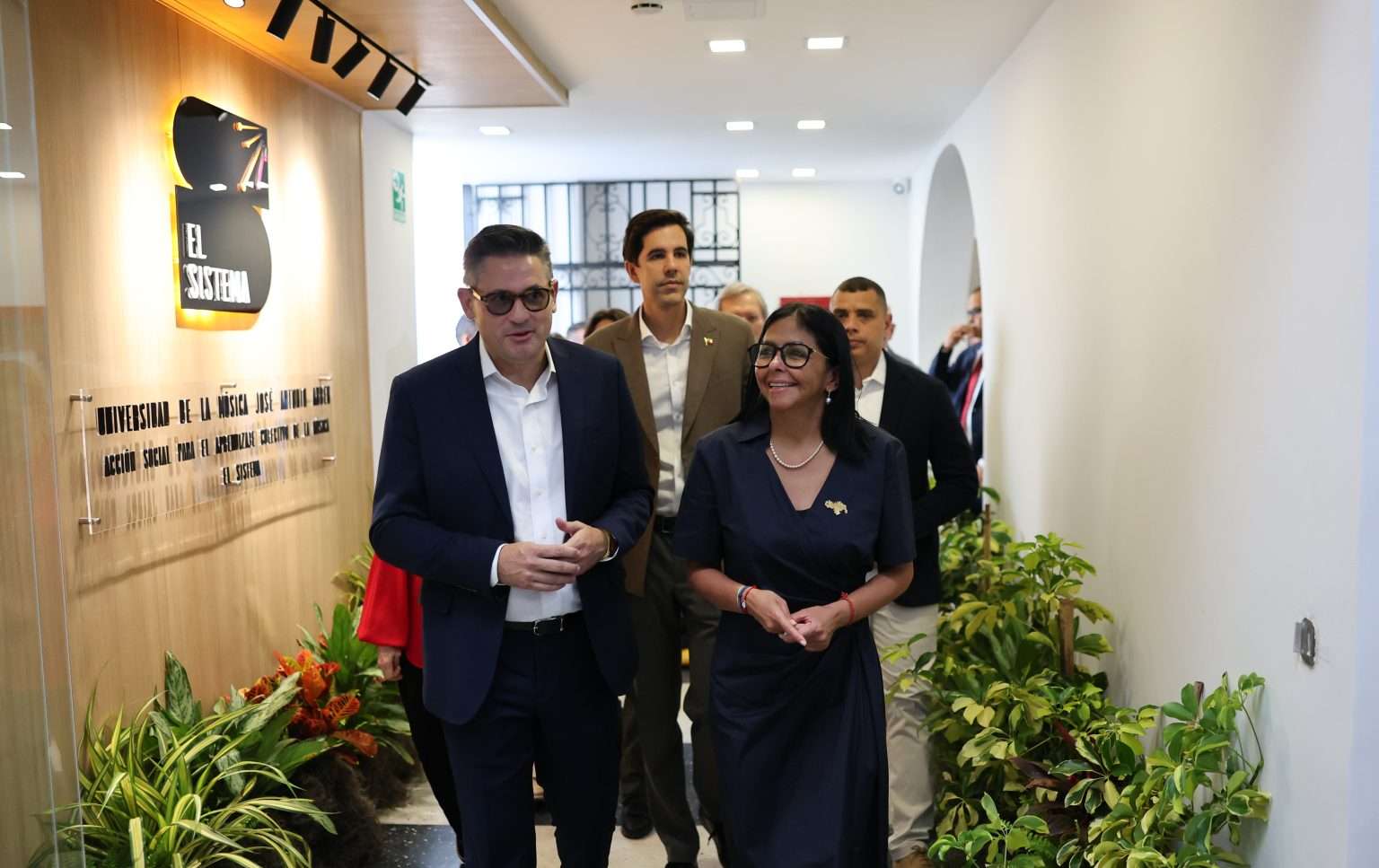 (VENEZUELA) PRESIDENTA DELCY RODRÍGUEZ ENCABEZÓ INAUGURACIÓN DE LA UNIVERSIDAD DE LA MÚSICA&hellip;
