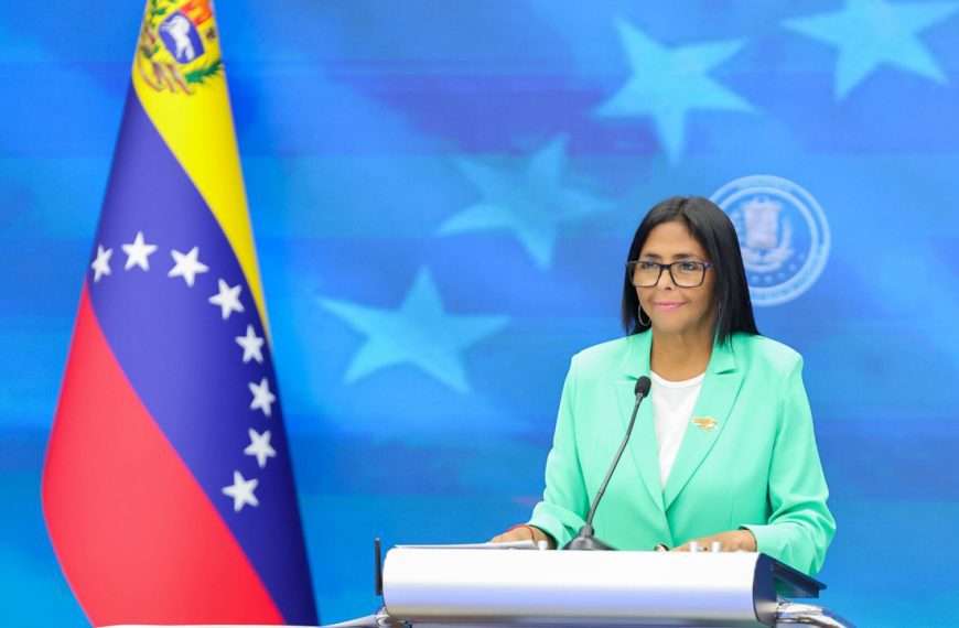 (VENEZUELA) PRESIDENTA DELCY RODRÍGUEZ PARTICIPARÁ EN EL FORO MUNDIAL DE LA ALIMENTACIÓN DE LA FAO EN ROMA