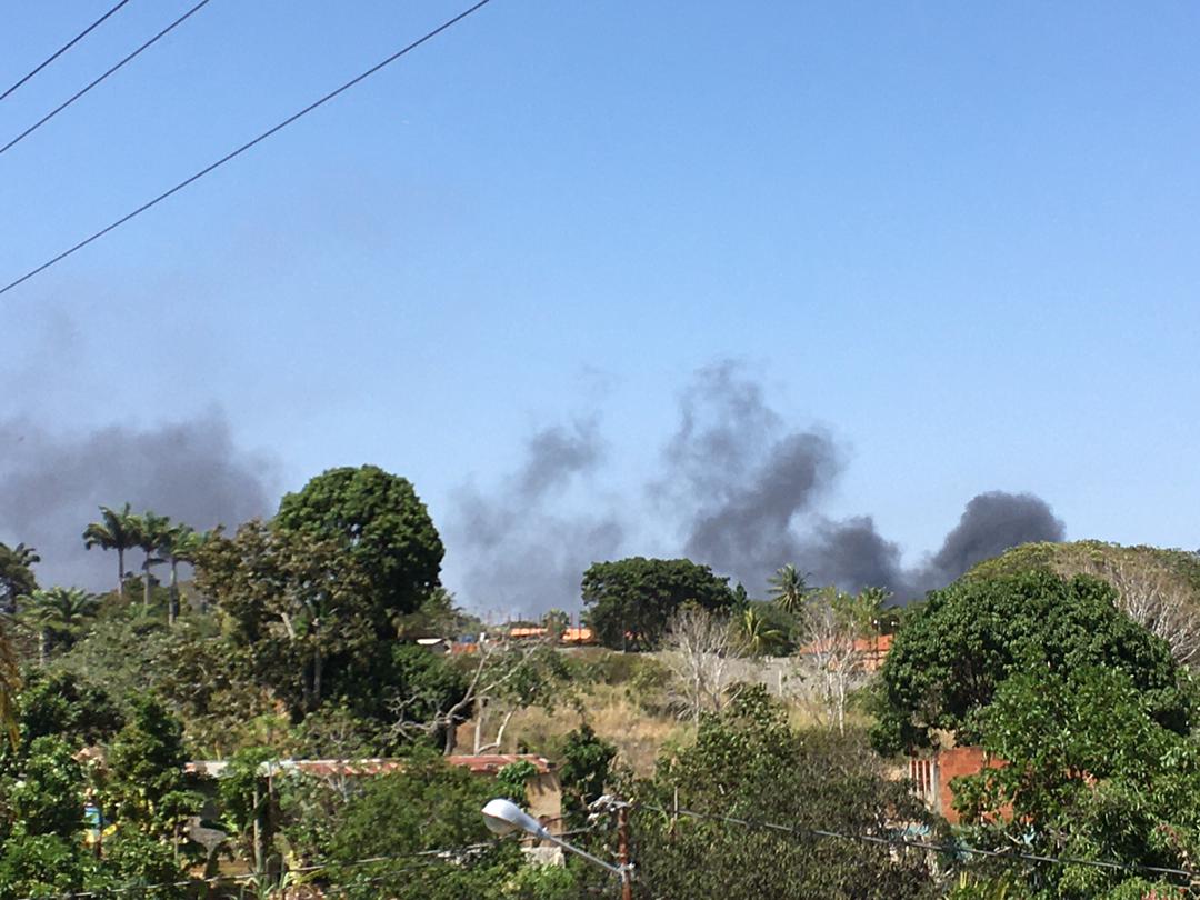 (VENEZUELA) REPORTAN INCENDIO EN SUBESTACIÓN ELÉCTRICA EL MANZANO