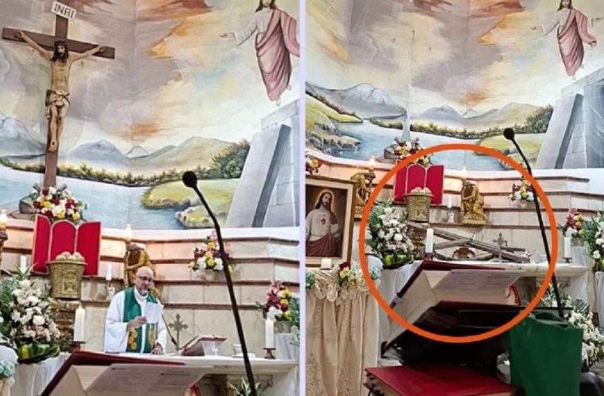 (ECUADOR) SACERDOTE FALLECIÓ DURANTE MISA TRAS SER APLASTADO POR UNA CRUZ